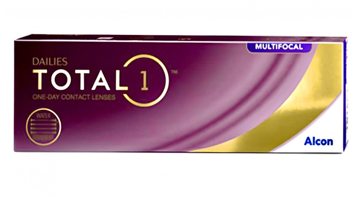 Однодневные линзы Alcon Dailies Total 1 Multifocal, аддидация HI, + 0. ...