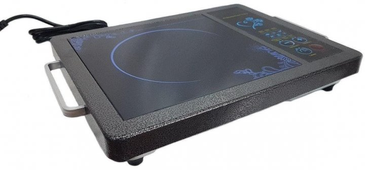 Индукционная настольная плита Domotec MS-5842 2000 Вт Черная - изображение 3