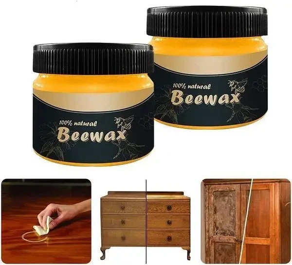 Поліроль для меблів Beewax 80 г/Воскова поліроль для меблів - Фото 1 Поліроль для меблів Beewax 80 г/Воскова поліроль для меблів - зображення 1