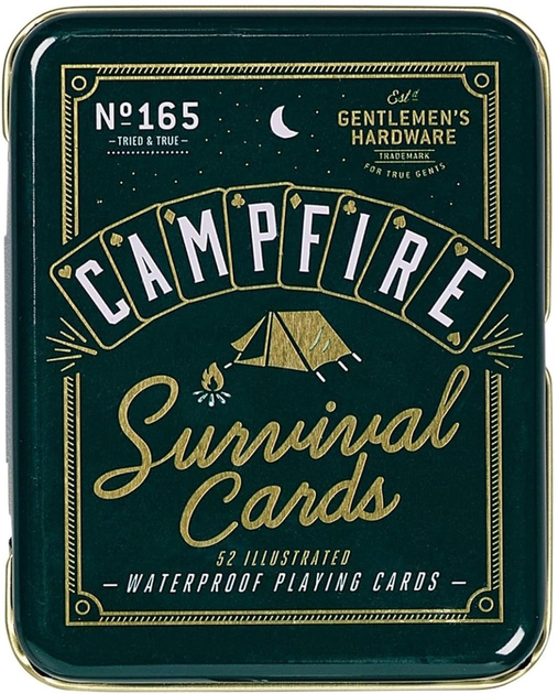 Karty do gry Gentlemen's Hardware Survival Cards w puszce Dwustronne 54 karty (0840214800542) - obraz 4