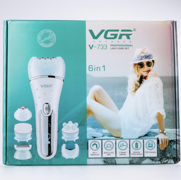 Эпилятор Vgr V-733 6 в 1 - изображение 2