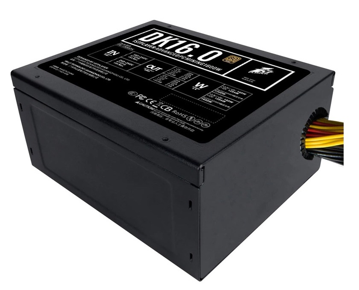 Блок питания 1stPlayer (PS-1600DK) черный (376045) - изображение 3