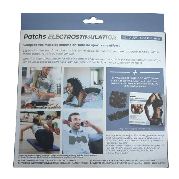 Тренажер миостимулятор Patch Electrostimulation для мышц живота, талии, спины и бицепса - изображение 6