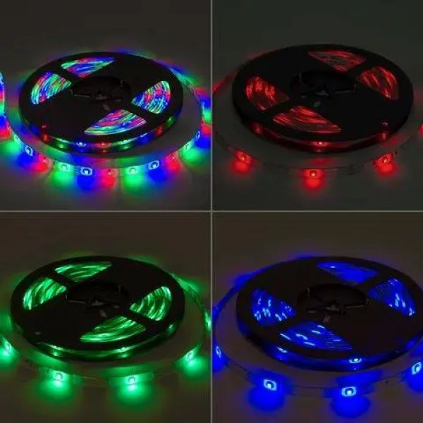 Світлодіодна стрічка LED RGB комплект 4.5 метра, різнобарвна - зображення 6