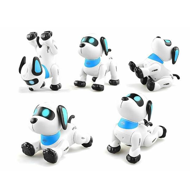 Песик - робот на радіокеруванні Limo Toy RC-0009 з пультом, танцююча собачка зі звуком і світлом - зображення 5