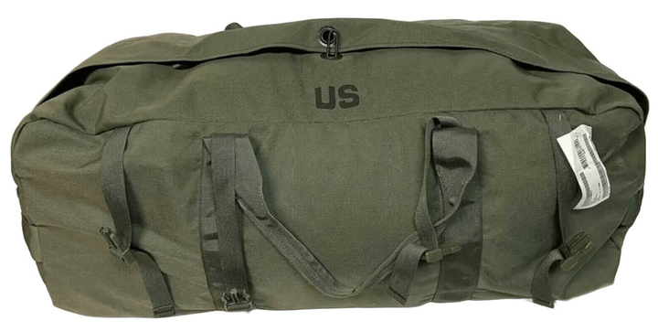 Сумка баул рюкзак US Military Enhanced Zippered Improved Duffel Bag Олива - зображення 2