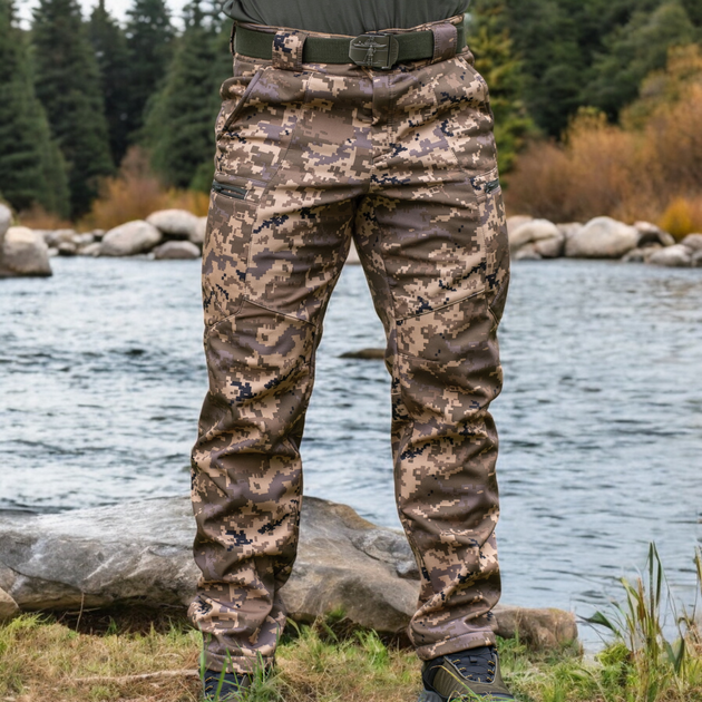 Штани KLOST зимові Soft Shell колір ММ14 L - зображення 1