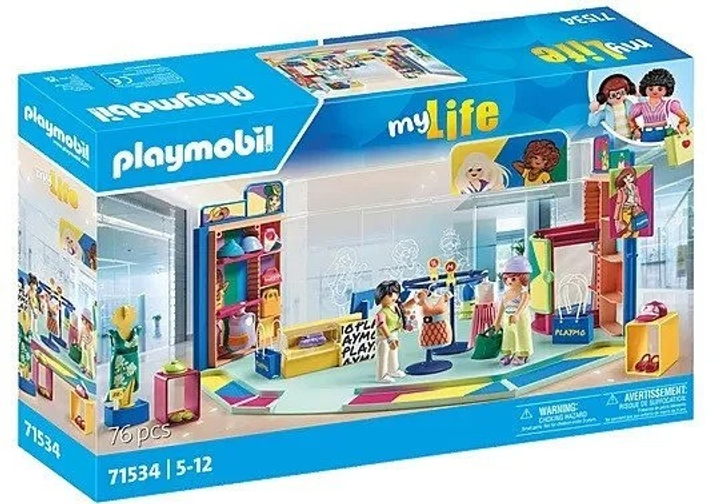 Ігровий набір із фігурками Playmobil My Life Бутік одягу 71534 (4008789715340) - зображення 1