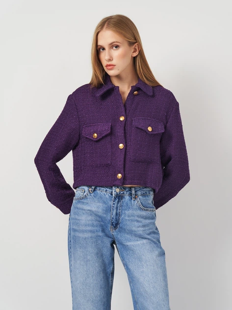 Куртка женская Zara 7484/220 XS Фиолетовая (07484220611018