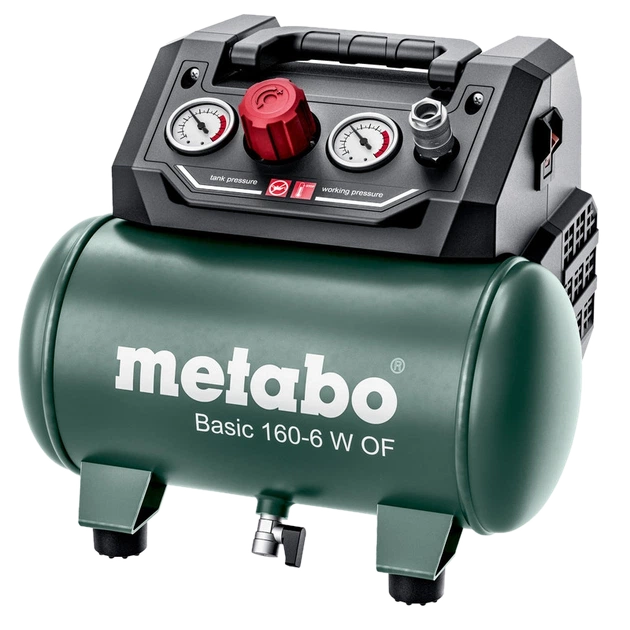 Компресор Metabo Basic 160-6 W OF (601501000) - Фото 1 Компресор Metabo Basic 160-6 W OF (601501000) - зображення 1