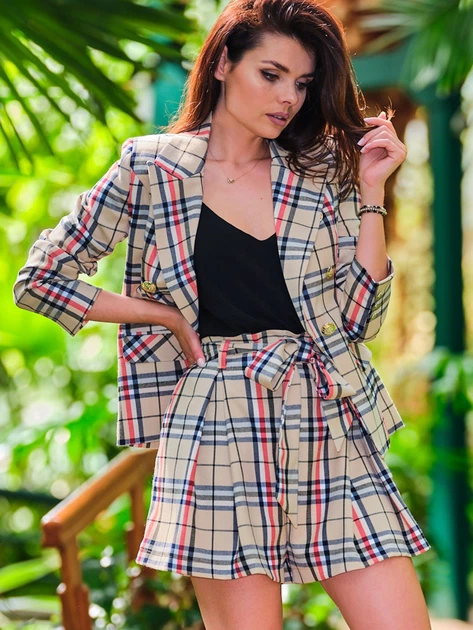 Spodenki damskie eleganckie Awama A438 1185451 S Beżowe (5902360557222) - obraz 8