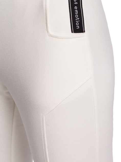 Spodnie slim fit damskie Made Of Emotion M493 M Ecru (5903068475429) - obraz 6