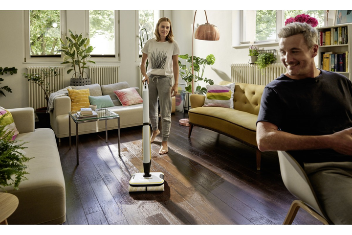 Поломоечная машина Karcher FC 7 Cordless, вода -0.4л, автон. работа до 45мин, вес-4.3кг, серебряный (1.055-701.0) - изображение 4