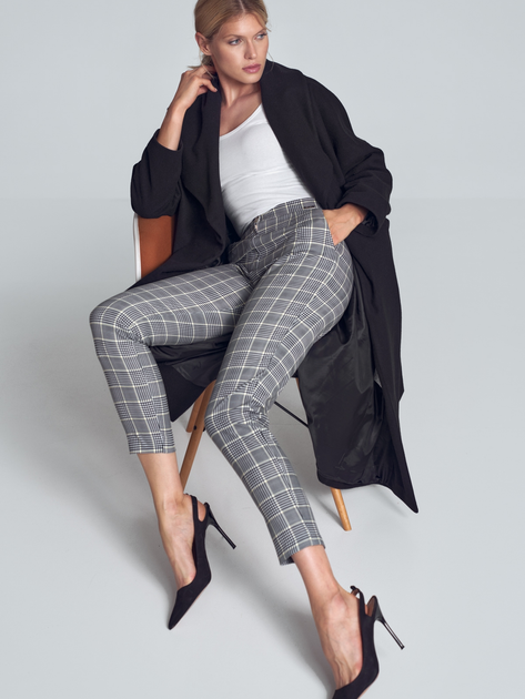 Spodnie slim fit damskie Figl M712 S Czarne (5902194383332) - obraz 5
