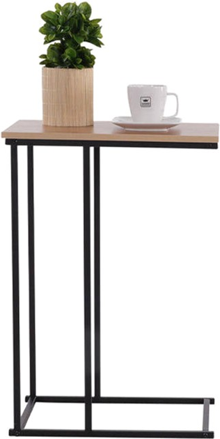 Stolik boczny do kanapy Home Styling Collection 26 x 40 x 58 cm Brązowy (8720573407717) - obraz 4