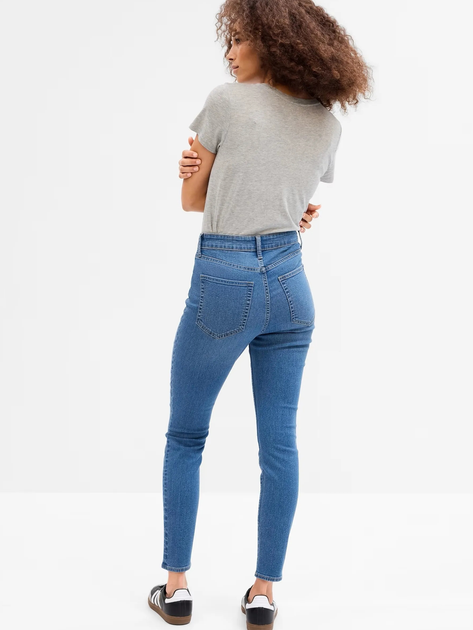 Jeansy slim fit damskie GAP 779223-00 28 Niebieskie (1200060962464) - obraz 4