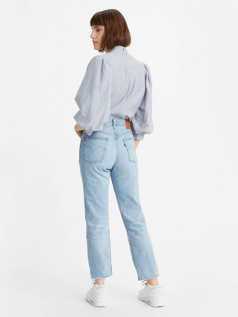 Jeansy regular fit damskie Levi's 501 Crop 36200-0124 27-30 Niebieskie (5400898355087) - obraz 4