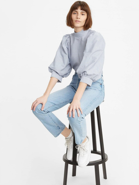 Jeansy regular fit damskie Levi's 501 Crop 36200-0124 29-30 Niebieskie (5400898355209) - obraz 5
