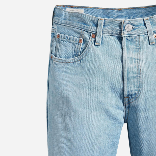 Jeansy regular fit damskie Levi's 501 Crop 36200-0124 26-30 Niebieskie (5400898355070) - obraz 9