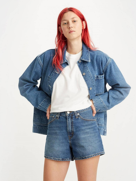 Шорти джинсові жіночі Levi's 80S Mom Short A4695-0003 31 Сині (5401105466268) - зображення 6