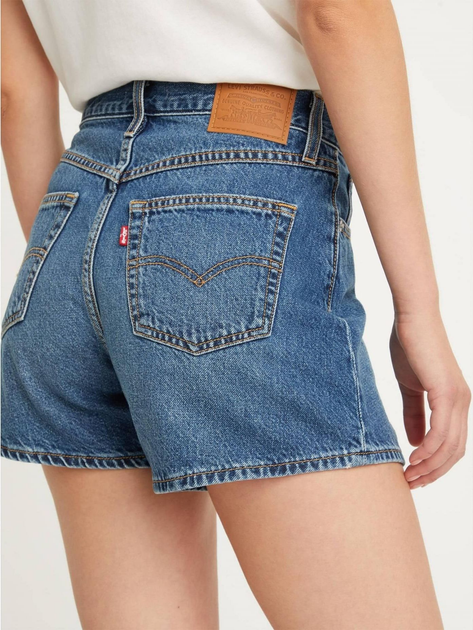 Spodenki damskie jeansowe Levi's 80S Mom Short A4695-0003 29 Granatowe (5401105466244) - obraz 7