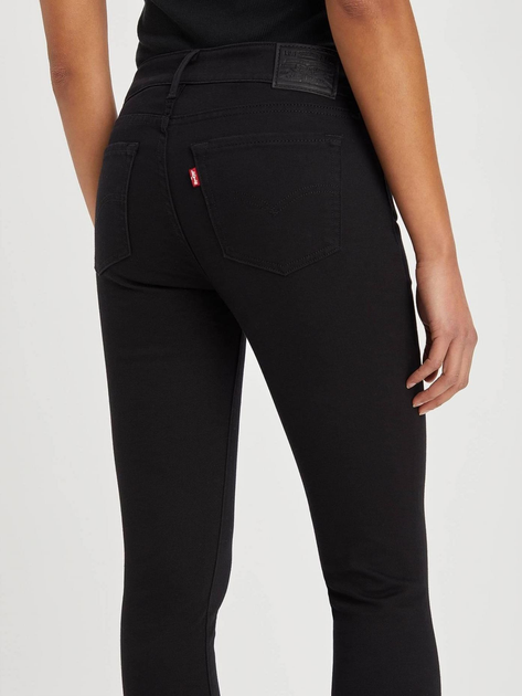Джинси Skinny жіночі Levi's 711 Double Button A6215-0000 27-34 Night Is Bla (5401128002849) - зображення 7