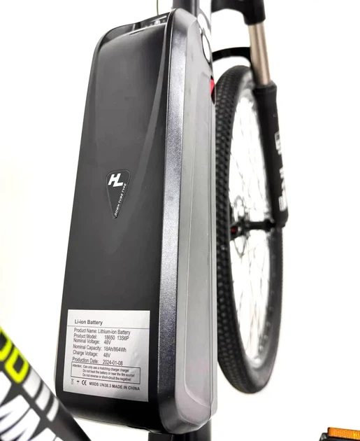 Электровелосипед "Hammer S200" 750W, 18Ah, 48V, Ø-29, 50 км/ч, Black, [2291429570] - изображение 8