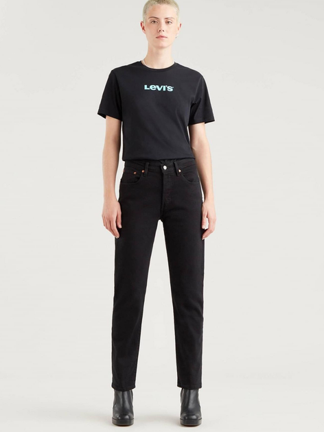 Jeansy regular fit damskie Levi's 501 Crop 36200-0085 26-30 Czarne (5400816603825) - obraz 3
