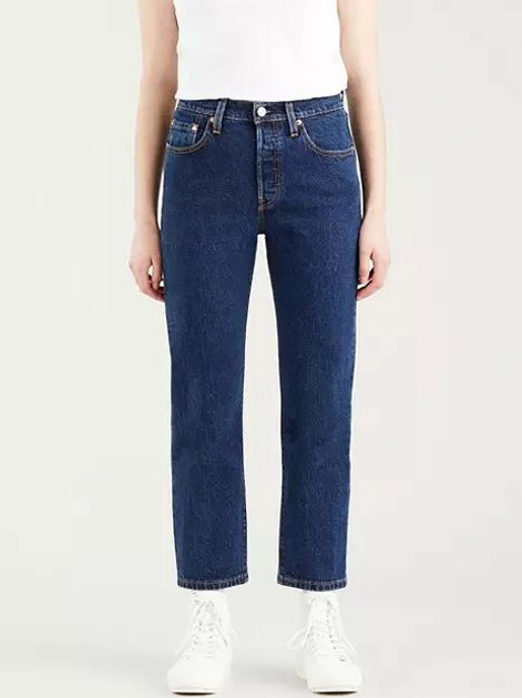 Джинси Regular Fit жіночі Levi's 501 Crop 36200-0179 31-28 Salsa Stonewash (5400970241819) - зображення 1