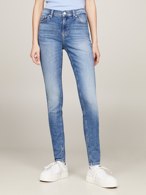 Jeansy skinny damskie Tommy Jeans DW0DW17568-1A5 29/30 Niebieskie (8720646649631) - obraz 1