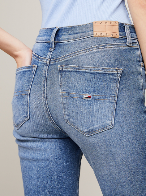 Jeansy skinny damskie Tommy Jeans DW0DW17568-1A5 25/30 Niebieskie (8720646648061) - obraz 5