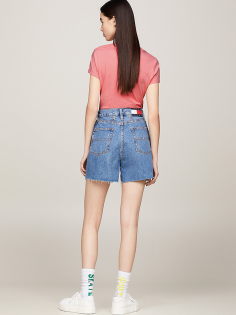 Шорти джинсові жіночі Tommy Jeans DW0DW17646-1A5 25/NI Сині (8720646696819) - зображення 4