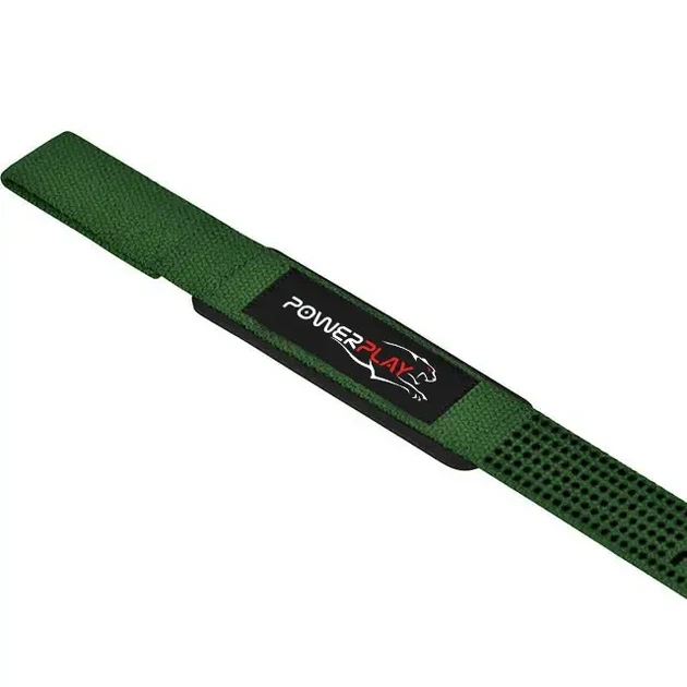 Лямки для тяги PowerPlay 7064 Lifting Gym Straps Зелені - Фото 4 Лямки для тяги PowerPlay 7064 Lifting Gym Straps Зелені - изображение 4