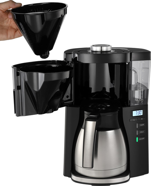 Ekspres do kawy przelewowy Melitta Look V Therm Timer Black (LOOK V THERM TIMER BLACK 1025-1) - obraz 4