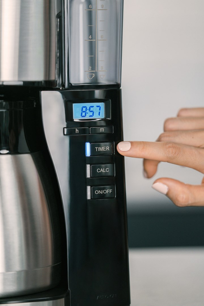 Ekspres do kawy przelewowy Melitta Look V Therm Timer Black (LOOK V THERM TIMER BLACK 1025-1) - obraz 7