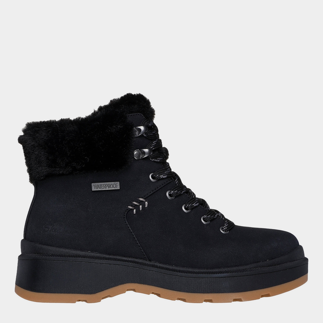 Женские зимние ботинки высокие с мембраной Skechers 168087 BBK 37 (7US ...