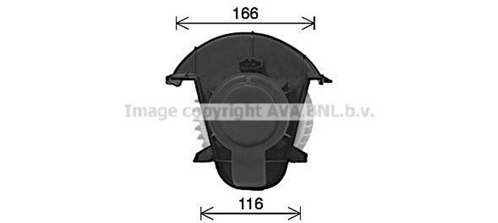 VN8409 AVA Вентилятор салону Audi Q7, Amarok, Touareg, Porsche Cayenne 02- Ava (VN8409) - зображення 1