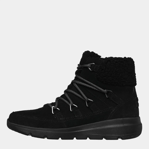 Женские зимние ботинки высокие Skechers 144187 BBK 36.5 (6.5US) 23.5 см Черные (196989334103) - изображение 3