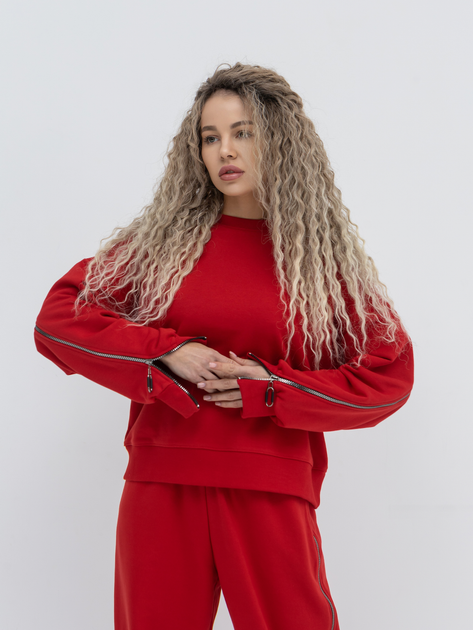 Світшот оверсайз жіночий Alisa Line Milan XS-S Червоний від Rozetka на платформі USKIDKA Акція на Світшот оверсайз жіночий Alisa Line Milan XS-S Червоний від Rozetka