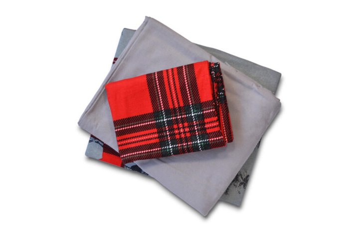 Комплект постільної білизни First Choice Flanel Євро 200×220 см Байка Червоні олені - зображення 5