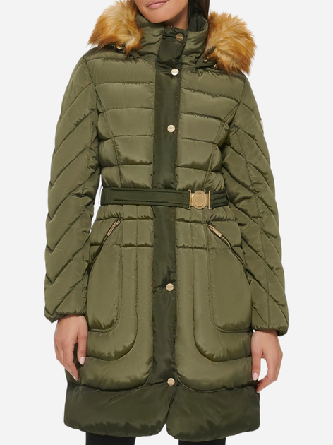 Куртка демісезонна довга з капюшоном жіноча Guess 851953075 M Зелена від Rozetka на платформі USKIDKA Акція на Куртка демісезонна довга з капюшоном жіноча Guess 851953075 M Зелена від Rozetka