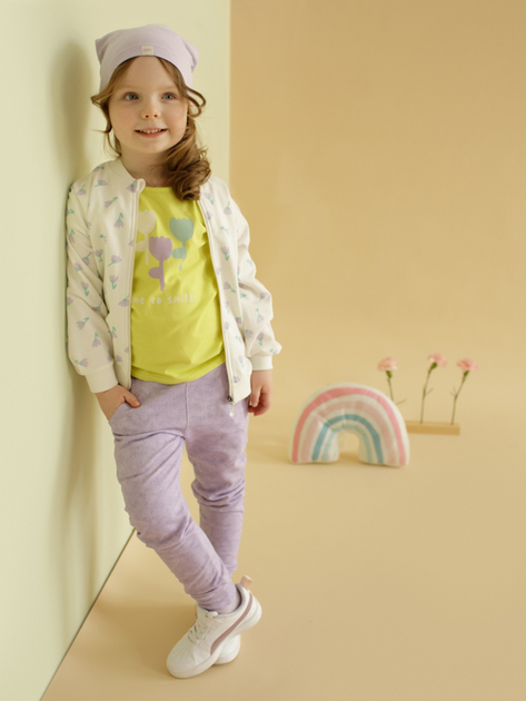 Czapka dziecięca przejściowa Pinokio Lilian Bonnet 46-48 cm Fioletowa (5901033305801) - obraz 3