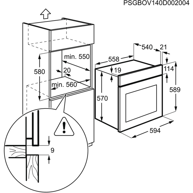 Духова шафа Zanussi ZZB525601X - зображення 19