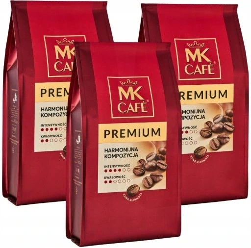 3 шт. Кава MK Cafe MK Cafe Premium в зернах 1000 г - Фото 1 3 шт. Кава MK Cafe MK Cafe Premium в зернах 1000 г - изображение 1