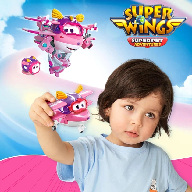 Ігрова фігурка Super Wings -трансформер Transforming Еллі (Ellie) (EU770238) - Фото 6 Ігрова фігурка Super Wings -трансформер Transforming Еллі (Ellie) (EU770238) - изображение 6