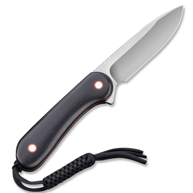 Нескладной тактический нож с ножнами Civivi Fixed Blade Elementum C2104A Black (C2104A) - изображение 2