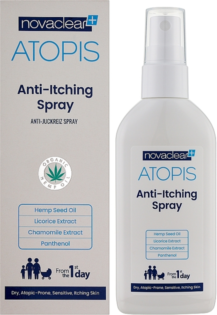 Спрей для тіла - Novaclear Atopis Anti-Itching Spray 100ml (548053-149380) - зображення 2