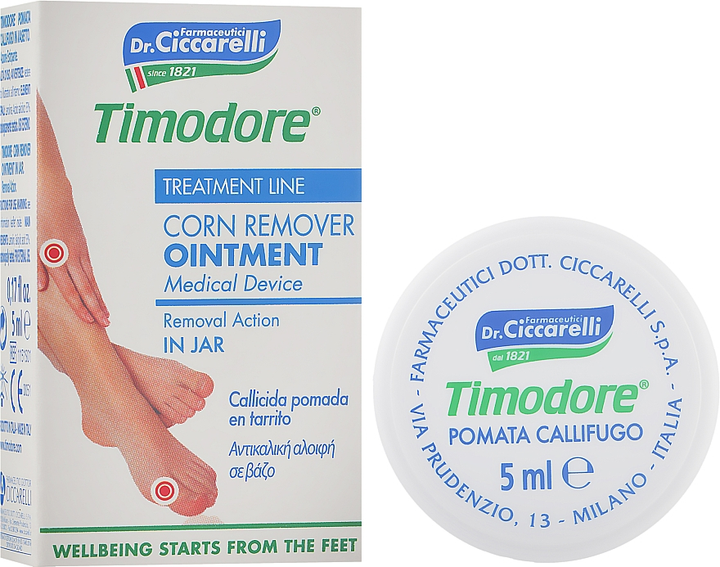 Медична мазь для видалення сухих мозолів - Timodore Corn Remover 5ml (1045099-60453) - зображення 2