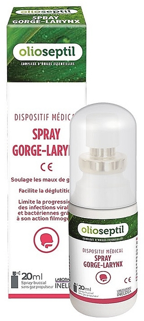 Спрей "Горло-гортань" - Olioseptil Spray Gorge-Larynx 20ml (1319558-3488262) - зображення 1