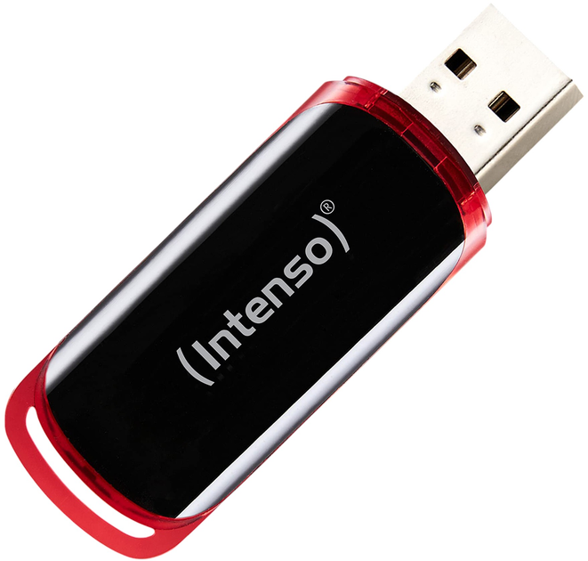 Pendrive Intenso Business Line 32GB USB 2.0 Type-A Black/Red (3511480) - obraz 1